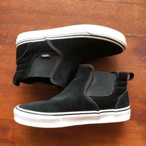 Vans high top slip-ons